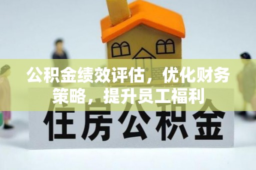 甘洛公积金绩效评估，优化财务策略，提升员工福利