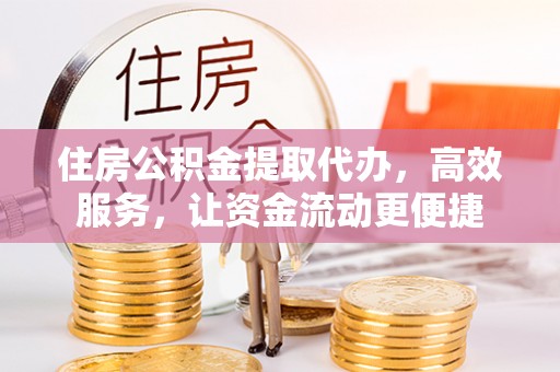 甘洛住房公积金提取代办，高效服务，让资金流动更便捷