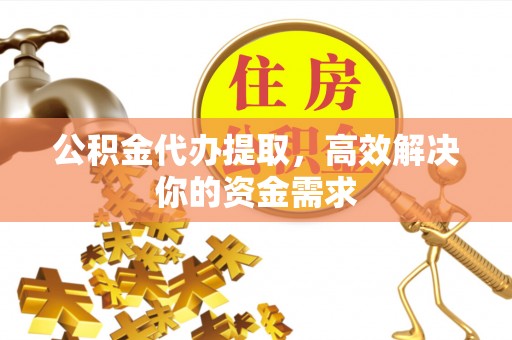 甘洛公积金代办提取，高效解决你的资金需求