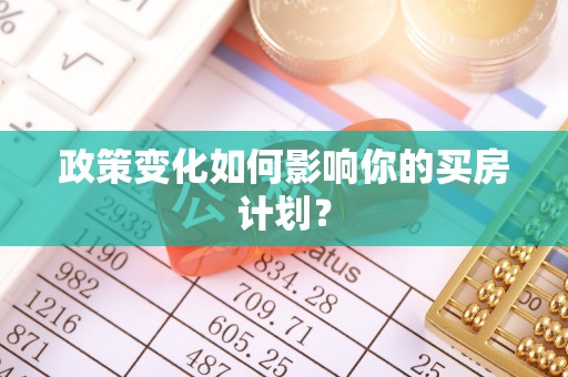甘洛政策变化如何影响你的买房计划？