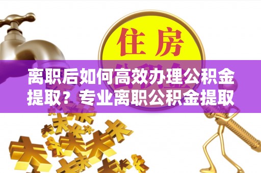 甘洛离职后如何高效办理公积金提取？专业离职公积金提取代办服务指南