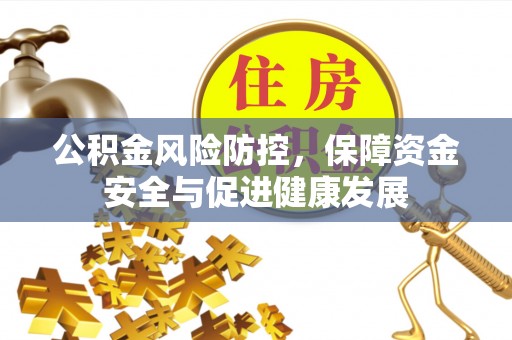 甘洛公积金风险防控，保障资金安全与促进健康发展