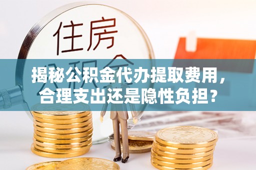 甘洛揭秘公积金代办提取费用，合理支出还是隐性负担？