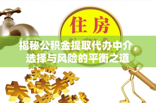 甘洛揭秘公积金提取代办中介，选择与风险的平衡之道