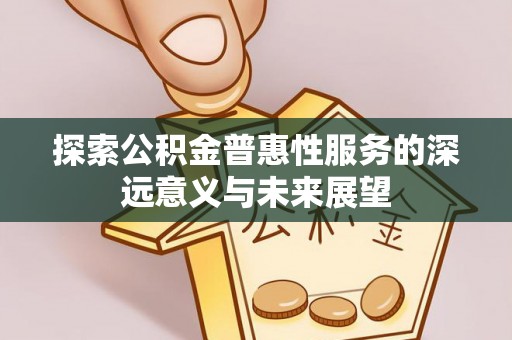 甘洛探索公积金普惠性服务的深远意义与未来展望