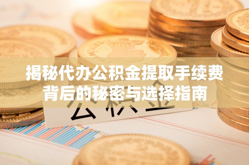 甘洛揭秘代办公积金提取手续费背后的秘密与选择指南