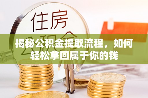 甘洛揭秘公积金提取流程，如何轻松拿回属于你的钱