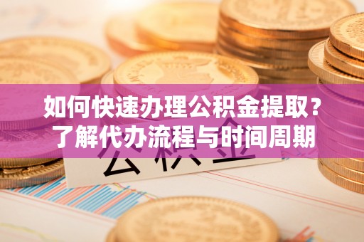 甘洛如何快速办理公积金提取？了解代办流程与时间周期
